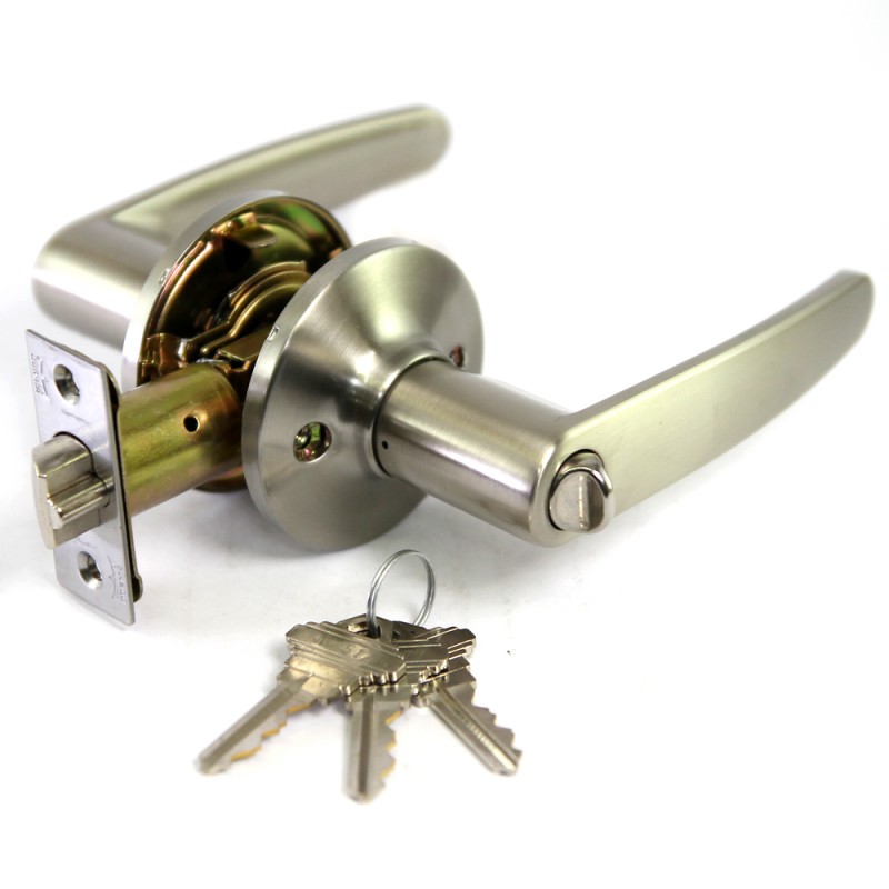 Dorma Entrance Cylindrical Lever Lockset DL3 Hamberg Finishes US15 Standard Stainless Steel